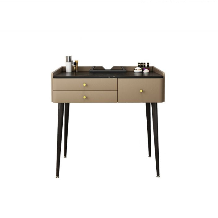 Hedendaagse stenen verband Tabel 31.1-in-high make-up ijdelheid tafel met ontlasting