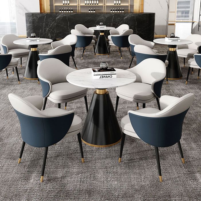 Traditional Luxury Round Dining Table Sintered Stone Table with Black Pedestal Base Clearhalo ' dining_table' 'Dining Tables & Seating' 'Dining Tables' 'furn' 'furn_dining_table' 'Furniture' 'furniture_dining_table' 'Kitchen & Dining Furniture' 'kitchen&dining_furn' 'kitchen' 'kitchen_dining_table' 1200x1200_662f8ac1-763e-42ca-98fc-2c54f8e713b4