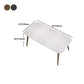 Contemporary Dining Set 1/2/5 Pcs Marble Dining Table with Cow Horn Chairs Clearhalo 'Dining Room Sets' 'Dining Tables & Seating' 'dining_room_set' 'furn' 'furn_dining_room_set' 'Furniture' 'Kitchen & Dining Furniture' 1200x1200_6635fff8-5cf9-4fb2-a501-01ae9e426cd2