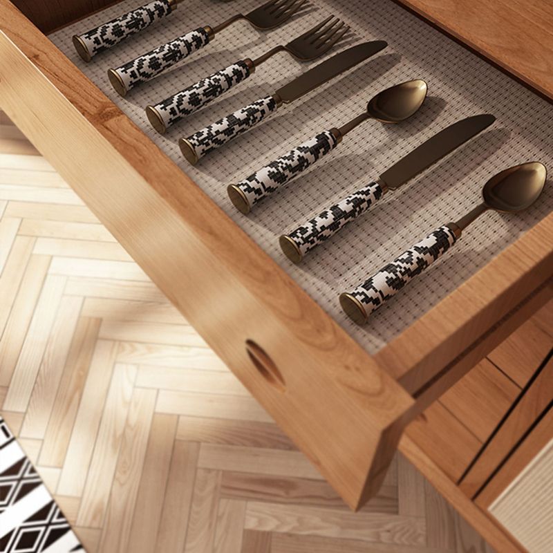 Modern de 4 cajones aparar en pino soporte de buffet de madera maciza para sala de estar