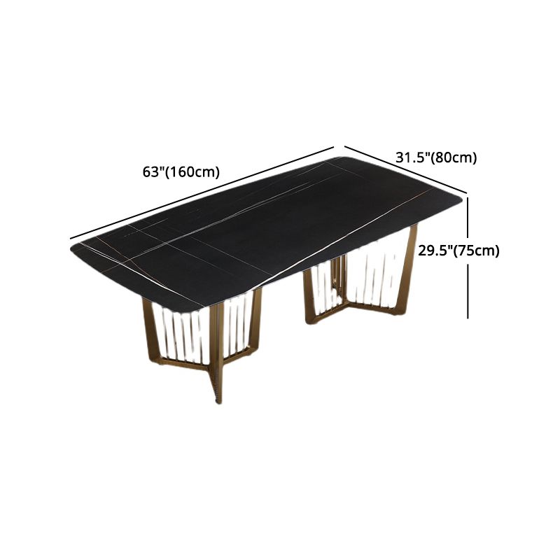 1/4/5/7 Pieces Modern Furniture Black Rectangle Stone Top Dining Room Set Clearhalo 'Dining Room Sets' 'Dining Tables & Seating' 'dining_room_set' 'furn' 'furn_dining_room_set' 'Furniture' 'furniture_dining_room_set' 'Kitchen & Dining Furniture' 'kitchen&dining_furn' 'kitchen' 1200x1200_6636ff0a-0312-4164-8381-15f1108f74b8