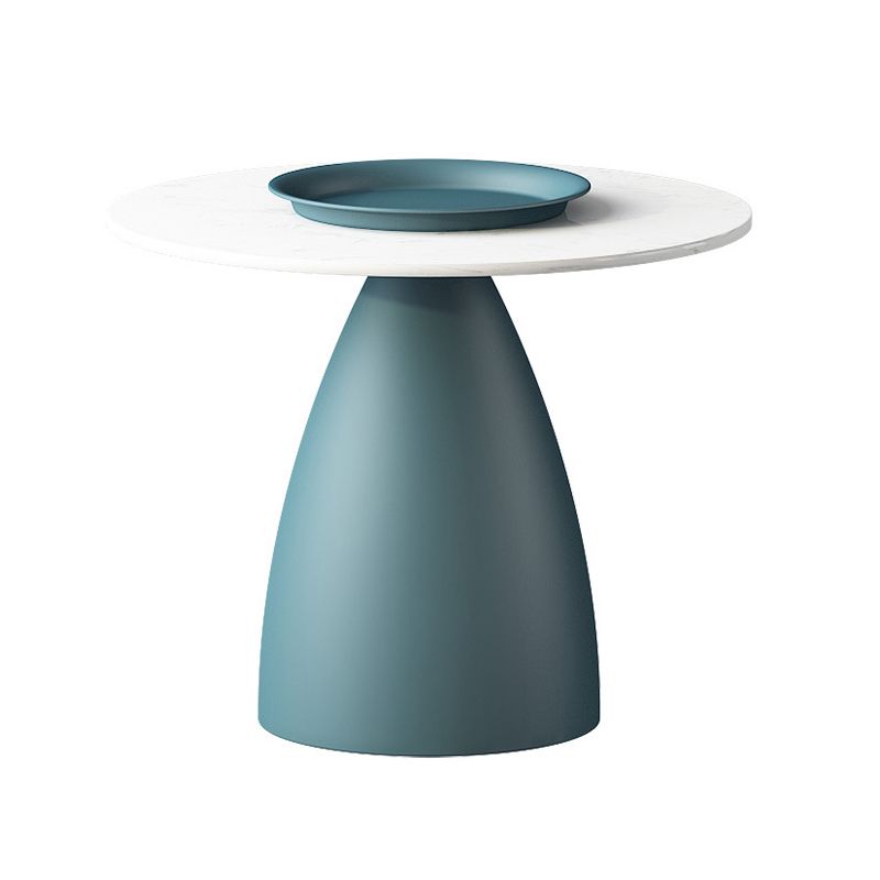 Mid-Century Modern Pedestal Metal Tray Top Round Single Coffee Table Clearhalo 'Coffee & Accent Tables' 'Coffee Tables' 'coffee_tables' 'furn' 'furn_coffee_tables' 'Furniture' 'Living Room Furniture' 1200x1200_663816ec-16a8-4077-8ddb-f4aa013e5106