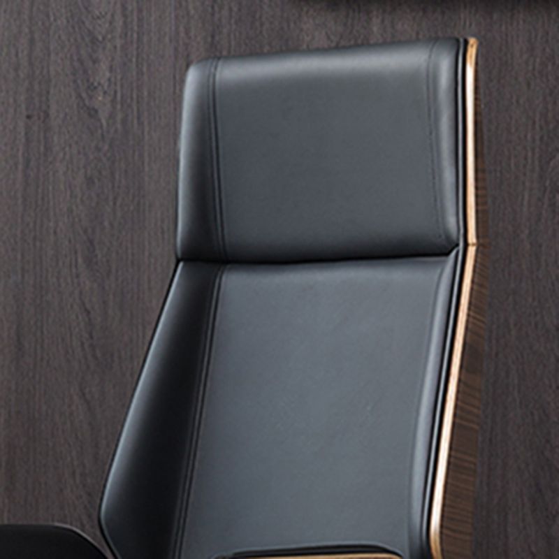 Contemporary Slide Swivel Chair Executive High Back Managers Chair Clearhalo 'furn' 'furn_office_chair' 'Furniture' 'Office Chairs' 'Office Furniture' 'office_chair' 1200x1200_663b212b-73b0-41ea-badb-185d494e4e9c