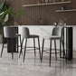 Industrial Style Rectangle Bar Table 42-inch Height Metal Base Bistro Table Clearhalo 'Bar Furniture' 'Bar Tables' 'bar_tables' 'furn' 'furn_bar_tables' 'Furniture' 'furniture_bar_tables' 'Kitchen & Dining Furniture' 1200x1200_663b4b6e-5eeb-4b8e-9f5e-4ae05614c28a
