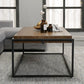 Rectangular Wooden Cocktail Table Metal Frame Coffee Table in Black Clearhalo 'Coffee & Accent Tables' 'Coffee Tables' 'coffee_tables' 'furn' 'furn_coffee_tables' 'Furniture' 'Living Room Furniture' 1200x1200_66427694-1f11-4b1b-af86-f2764d90409e