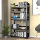 Steel Industrial Etagere Bookshelf White and Black Vertical Bookshelf for Home Clearhalo 'Bookcases' 'furn' 'furn_bookcases' 'Furniture' 'furniture_bookcases' 'kitchen' 'kitchen_bookcases' 'Living Room Furniture' 'Office Furniture' 1200x1200_6644cddb-0c8f-4118-a4a9-f7ea78a64c78