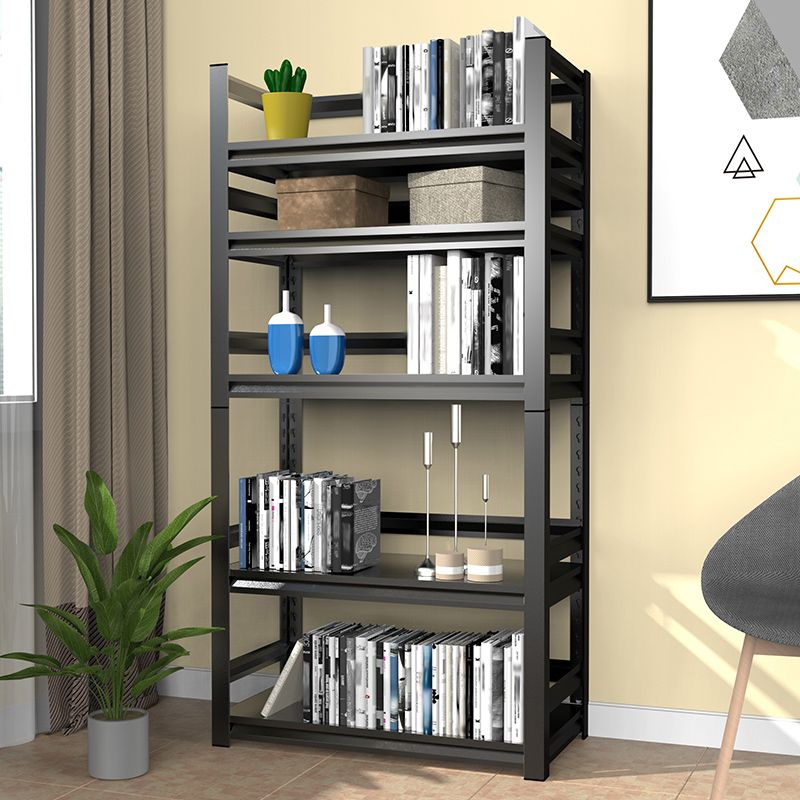 Steel Industrial Etagere Bookshelf White and Black Vertical Bookshelf for Home Clearhalo 'Bookcases' 'furn' 'furn_bookcases' 'Furniture' 'furniture_bookcases' 'kitchen' 'kitchen_bookcases' 'Living Room Furniture' 'Office Furniture' 1200x1200_6644cddb-0c8f-4118-a4a9-f7ea78a64c78