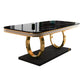 Stone Top Dining Table Traditional Luxury Table with Pedestal in Gold Clearhalo 'Dining Tables & Seating' 'Dining Tables' 'dining_table' 'furn' 'furn_dining_table' 'Furniture' 'furniture_dining_table' 'Kitchen & Dining Furniture' 'kitchen' 'kitchen_dining_table' 1200x1200_664528c2-7fb8-4eb1-b648-73baac048955