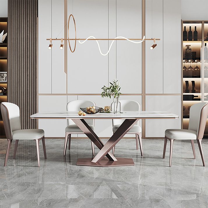 Nordic Style Metal Dining Chairs Leather Dining Parsons Chair for Restaurant Use Clearhalo 'Dining Chairs' 'Dining Tables & Seating' 'dining_chair' 'furn' 'furn_dining_chair' 'Furniture' 'Kitchen & Dining Furniture' 1200x1200_6648d6a0-a429-4550-a663-00371ad9bd80