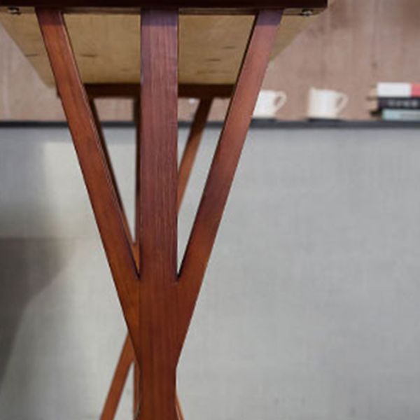 Modern Style Bistro Bar Table Rectangle Solid Wood Bar Table for Dining Room Clearhalo 'Bar Furniture' 'Bar Tables' 'bar_tables' 'furn' 'furn_bar_tables' 'Furniture' 'Kitchen & Dining Furniture' 1200x1200_664a91d5-b79f-47ac-a207-31dcf7945ad1