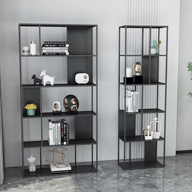 70.87"H Bookshelf Contemporary Style Open Back Bookcase for Home Office Clearhalo 'Bookcases' 'furn' 'furn_bookcases' 'Furniture' 'furniture_bookcases' 'Office Furniture' 1200x1200_664da792-1aac-4c9c-85d8-ef3b87bd09b6