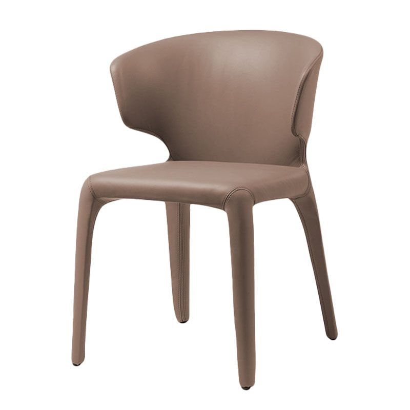 Contemporary Faux Leather Dining Chair Metal Dining Chairs for Restaurant Use Clearhalo ' kitchen&dining_furn' 'Dining Chairs' 'Dining Tables & Seating' 'dining_chair' 'furn' 'furn_dining_chair' 'Furniture' 'furniture_dining_chair' 'Kitchen & Dining Furniture' 'kitchen' 1200x1200_6651dc24-6b4d-4a07-9dc7-5138945a7a4c
