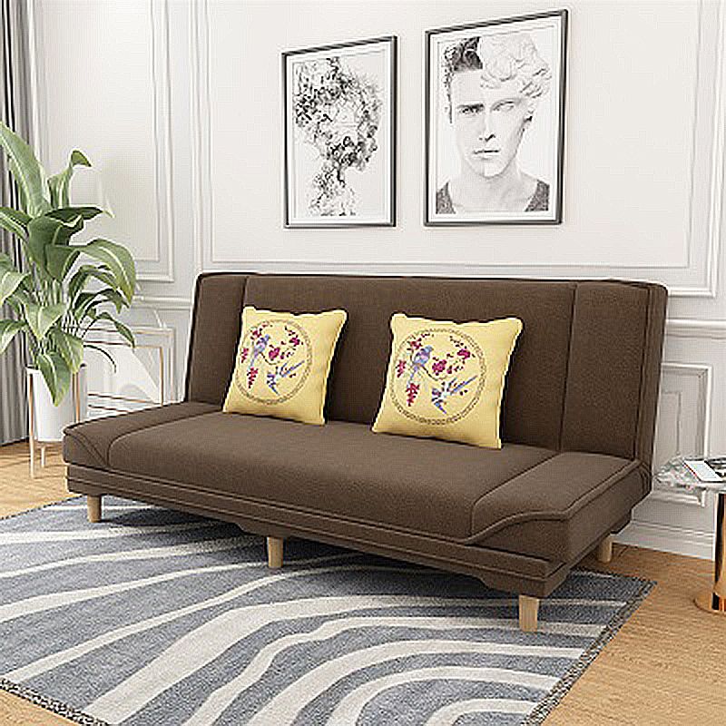 Tight Back Linen Armless Sofa with Foldable and Wear-resisting for Apartment Clearhalo 'furn' 'furn_sofas' 'Furniture' 'furniture_sofas' 'kitchen' 'kitchen_sofas' 'Living Room Furniture' 'Sofa' 'sofas' 1200x1200_66531eb7-b85b-45e9-a27b-1d412a328aa2
