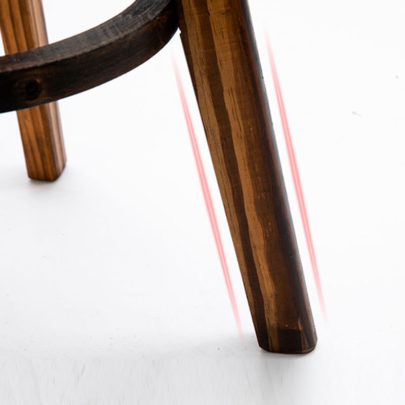 Tradition Armless Backrest Counter Stool Wood Household Bar Stool with Pedal Clearhalo 'Bar Furniture' 'Bar Stools' 'bar_stools' 'furn' 'furn_bar_stools' 'furniture_bar_stools' 'Kitchen & Dining Furniture' 'kitchen&dining_furn' 'kitchen' 'kitchen_furn' Furniture' 1200x1200_665500ed-8f23-4078-87a3-b253a1db5c64