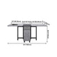 Mid-Century Modern Rectangle Dining Table Drop-Leaf Table with Solid Wood Base Clearhalo ' dining_table' 'Dining Tables & Seating' 'Dining Tables' 'furn' 'furn_dining_table' 'Furniture' 'furniture_dining_table' 'Kitchen & Dining Furniture' 'kitchen&dining_furn' 'kitchen' 'kitchen_dining_table' 1200x1200_66561c57-8f5e-4e17-8596-fe19af9e0112
