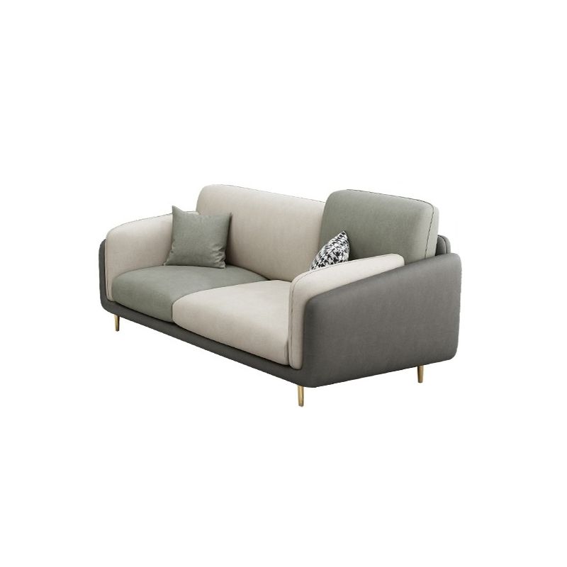 Ultra-Modern Pillow Top Arm Sofa Green and White Couch for Apartment Clearhalo 'furn' 'furn_sofas' 'Furniture' 'furniture_sofas' 'Living Room Furniture' 'Sofa' 'sofas' 1200x1200_665720f5-e58e-4c0e-8a4e-50583a65abf5