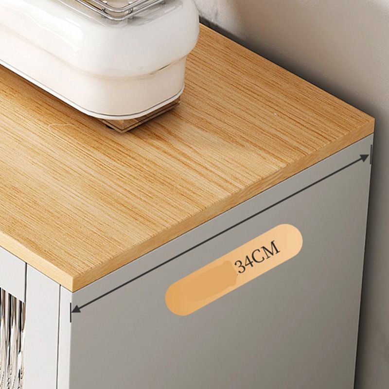 Modern Style Dining Server 2-drawer Sideboard Table with Open Storage Clearhalo 'buffet_sideboard' 'Buffets & Sideboards' 'furn' 'furn_buffet_sideboard' 'Furniture' 'Kitchen & Dining Furniture' 1200x1200_66587bf0-1e67-4c39-baf5-088350525181