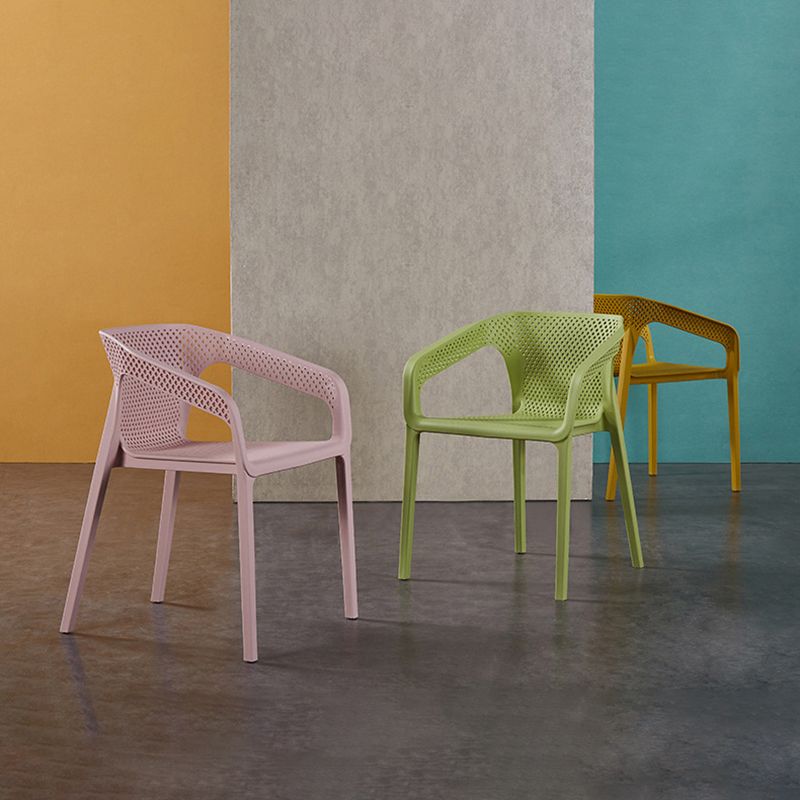 Nordic Chairs Dining Arm Chair for Kitchen with Plastic Legs Clearhalo 'Dining Chairs' 'Dining Tables & Seating' 'dining_chair' 'furn' 'furn_dining_chair' 'Furniture' 'furniture_dining_chair' 'Kitchen & Dining Furniture' 1200x1200_665ac21b-4886-4175-af9a-1010e9a5bb72