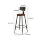 Rectangle Bar Pub Table Set 1/5 Pcs Iron Frame Bar Table and Stools Clearhalo 'Bar Furniture' 'furn' 'furn_home_bar_bar_sets' 'Furniture' 'Home Bars & Bar Sets' 'home_bar_bar_sets' 'Kitchen & Dining Furniture' 1200x1200_665c4b5f-acca-4e3a-9fa5-abbbea3181a0