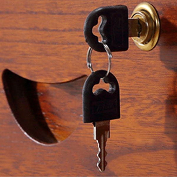 Wooden Lingerie Chest Modern Style Vertical Storage Chest Dresser with Wheel