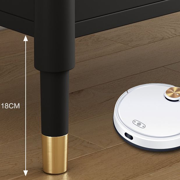 Rubberwood TV Media Stand 4-Drawer Enclosed Storage TV Stand Console Clearhalo 'furn' 'furn_tv_stands_entertainment_centers' 'Furniture' 'Living Room Furniture' 'TV Stands & Entertainment Centers' 'TV Stands & Media Storage Furniture' 'tv_stands_entertainment_centers' 1200x1200_665cba62-66f6-43a0-b4c4-ad14239df11e