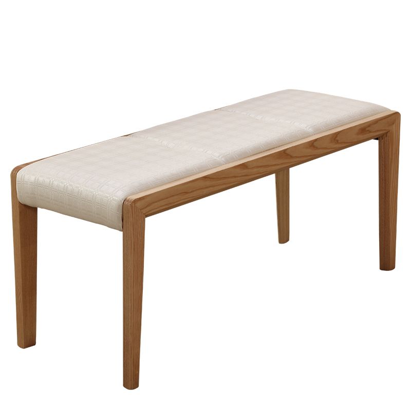 Wooden Bench Mid-Century Modern Solid Wood Seating Bench for Dining Room Clearhalo 'Benches' 'Chairs & Seating' 'furn' 'furn_benches' 'Furniture' 'Living Room Furniture' 1200x1200_665ddecb-f5c1-4ba6-b4ef-bf2011d5eceb