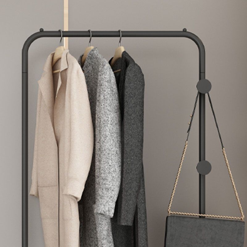 Gorgeous Metal Clothes Hanger Double Coat Hooks Coat Rack with Marble Bottom Clearhalo 'Entry & Mudroom Furniture' 'furn' 'furn_hall_tree_coat_racks' 'Furniture' 'Hall Trees & Coat Racks' 'hall_tree_coat_racks' 1200x1200_665eaaa3-1091-4b9e-b972-a85e3a87f553