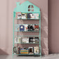 Shelves Included Bookcase 57.1" Tall Metal Bookshelf Vertical