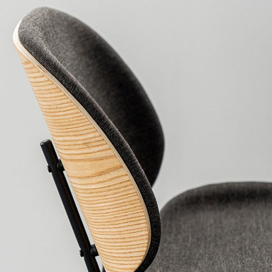 Minimalist Style Linen Fabric Dining Chair Open Back Dining Side Chair for Kitchen Clearhalo ' kitchen&dining_furn' 'Dining Chairs' 'Dining Tables & Seating' 'dining_chair' 'furn' 'furn_dining_chair' 'Furniture' 'furniture_dining_chair' 'Kitchen & Dining Furniture' 'kitchen' 1200x1200_666016f8-37ce-4648-84f7-6384eb476559