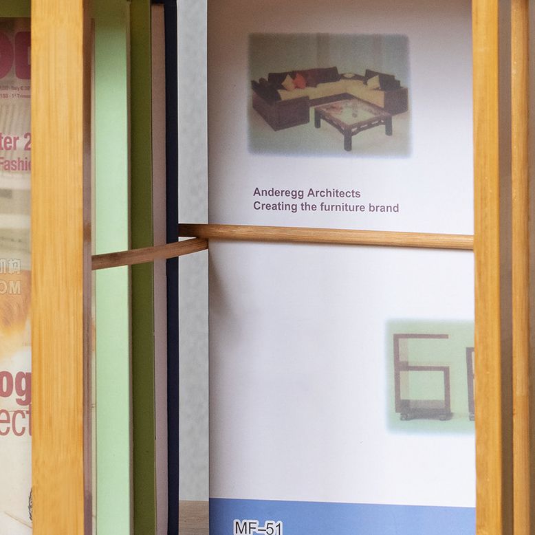 Geometrische roteerbare boekenplank Moderne stijl Studiezaal boekenplank