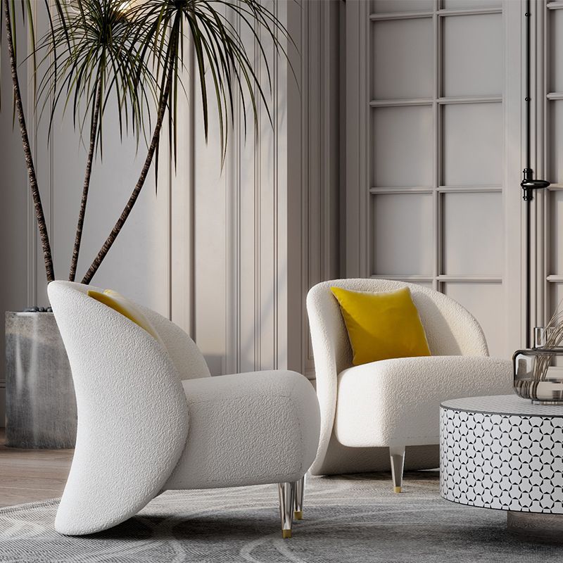 Canapé moderne blanc pour salon