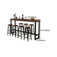 Pine Wood Bar Table Industrial Rectangle Bar Dining Table with Trestle Base Clearhalo 'Bar Furniture' 'Bar Tables' 'bar_tables' 'furn' 'furn_bar_tables' 'Furniture' 'furniture_bar_tables' 'Kitchen & Dining Furniture' 1200x1200_666490a3-ff53-487c-ad6b-2bafc5fa8a64
