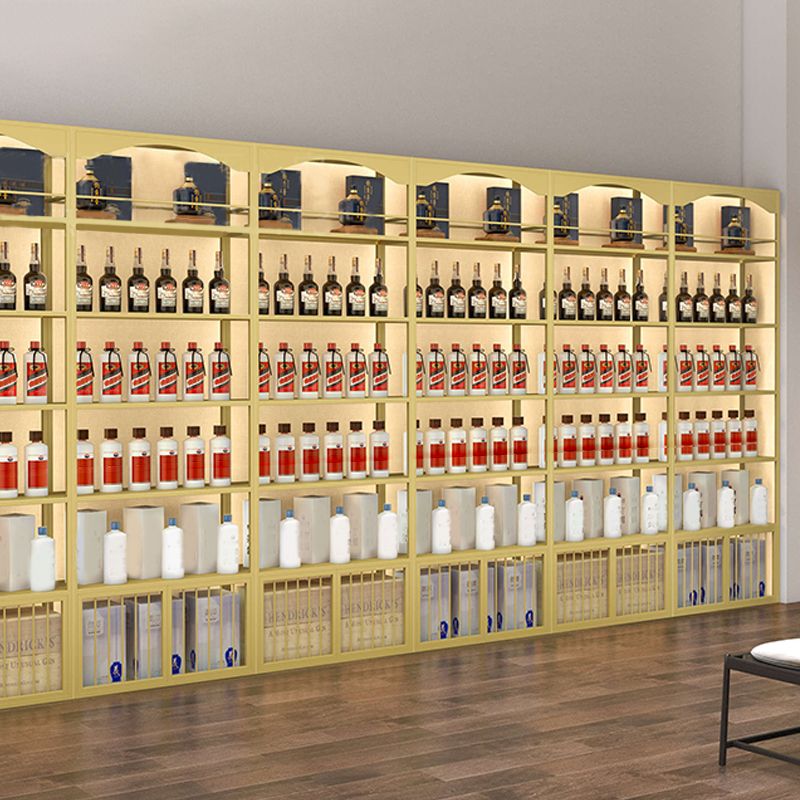 Luxury Floor Wine Shelf Metal Horizontal Wine Racks with Shelf Clearhalo 'furn' 'furn_wine_racks' 'Furniture' 'Kitchen & Dining Furniture' 'Wine Racks' 'wine_racks' 1200x1200_6664fc9a-9b90-4ee9-8baf-6a5e8e56c5f5