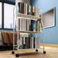 Eigentijdse open back boekenkast metal standaard boekenplank met planken