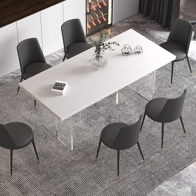 Modern Style Dining Table Rectangle Solid Wood Dining Table for Kitchen Clearhalo ' dining_table' 'Dining Tables & Seating' 'Dining Tables' 'furn' 'furn_dining_table' 'Furniture' 'furniture_dining_table' 'Kitchen & Dining Furniture' 'kitchen&dining_furn' 'kitchen' 'kitchen_dining_table' 1200x1200_66663f73-2269-4ade-95c3-92c94ba0eefb