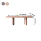 Rectangle Minimalist Dining Table Solid Wood Fixed Table with 4 Legs Clearhalo ' dining_table' 'Dining Tables & Seating' 'Dining Tables' 'furn' 'furn_dining_table' 'Furniture' 'furniture_dining_table' 'Kitchen & Dining Furniture' 'kitchen&dining_furn' 'kitchen' 'kitchen_dining_table' 1200x1200_666a0b61-3c4f-4322-81c6-1012624314a1