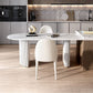 Sintered Stone Top Luxury White Table Table with Double Pedestal Base for Restaurant Clearhalo ' dining_table' 'Dining Tables & Seating' 'Dining Tables' 'furn' 'furn_dining_table' 'Furniture' 'furniture_dining_table' 'Kitchen & Dining Furniture' 'kitchen&dining_furn' 'kitchen' 'kitchen_dining_table' 1200x1200_666a82ec-d8bd-469b-b4bd-01291796b3ef