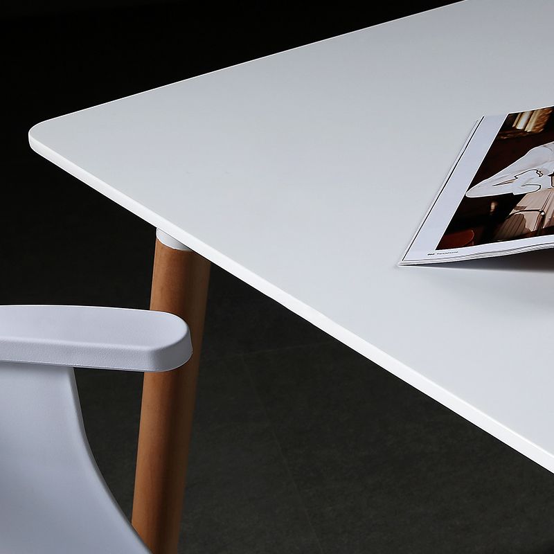 Industrial Square Dining Table Wooden Dining Table with 4 Legs for Dining Room Clearhalo ' dining_table' 'Dining Tables & Seating' 'Dining Tables' 'furn' 'furn_dining_table' 'Furniture' 'furniture_dining_table' 'Kitchen & Dining Furniture' 'kitchen&dining_furn' 'kitchen' 'kitchen_dining_table' 1200x1200_666bd080-fcc9-4e98-8bdb-d3df2236a0b7