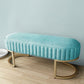 Glam Velvet Foam Bench Solid Color Bench with Legs for Bedroom Clearhalo 'Benches' 'Chairs & Seating' 'furn' 'furn_benches' 'Furniture' 'Living Room Furniture' 1200x1200_666c8d51-1589-4f3e-9627-615c3adcbf9e