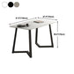 Industrial Style Dining Table Sintered Stone Rectangle Table for Home Clearhalo 'Dining Tables & Seating' 'Dining Tables' 'dining_table' 'furn' 'furn_dining_table' 'Furniture' 'Kitchen & Dining Furniture' 1200x1200_666cce97-97b3-48cd-bc4e-fdecedac779f