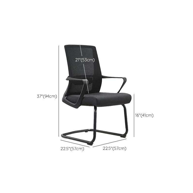 Silla de oficina giratoria de malla con asiento transpirable AirGrid y silla de escritorio trasera