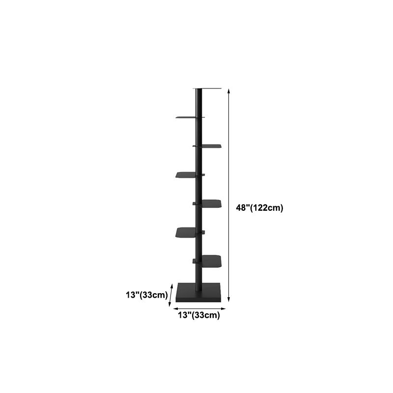 Librería de estilo contemporáneo de estantería de metal para el hogar y la oficina