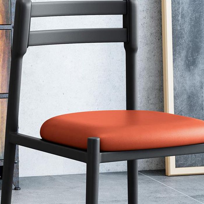 Ladder Back Armless Dining Chairs Upholstered Side Chairs with Metal Legs Clearhalo ' kitchen&dining_furn' 'Dining Chairs' 'Dining Tables & Seating' 'dining_chair' 'furn' 'furn_dining_chair' 'Furniture' 'furniture_dining_chair' 'Kitchen & Dining Furniture' 'kitchen' 1200x1200_66718f59-93c7-40bb-9435-50efd1d3f001