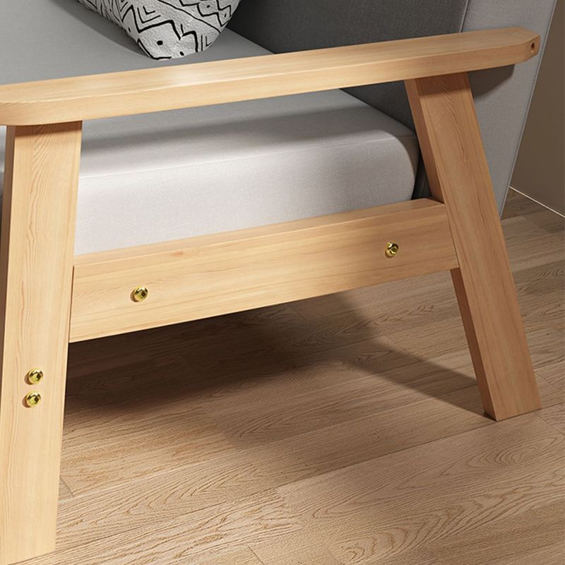 Square Arm Fabric Slipcovered 2/3 Seat Sofa with Wooden Based Clearhalo 'furn' 'furn_sofas' 'Furniture' 'furniture_sofas' 'kitchen' 'kitchen_sofas' 'Living Room Furniture' 'Sofa' 'sofas' 1200x1200_6671add3-daed-43a7-be94-c7c7cb1a68a8