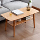 Scandinavian Style Coffee Cocktail Table Solid Wood 4 Legs Coffee Table Clearhalo 'Coffee & Accent Tables' 'Coffee Tables' 'coffee_tables' 'furn' 'furn_coffee_tables' 'Furniture' 'Living Room Furniture' 1200x1200_66728ffa-92d4-4dff-894f-3a59e9752be3
