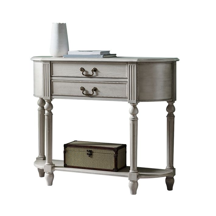 Console moderna da 11 "W Mid-secolo Tabella di divano console a 2 disegni