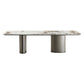 Metal Traditional Luxury Rectangular Dining Table Sintered Stone Table with Metal Legs Clearhalo ' dining_table' 'Dining Tables & Seating' 'Dining Tables' 'furn' 'furn_dining_table' 'Furniture' 'furniture_dining_table' 'Kitchen & Dining Furniture' 'kitchen&dining_furn' 'kitchen' 'kitchen_dining_table' 1200x1200_66739e4f-1ea6-40fe-b3a7-99da61cfe236
