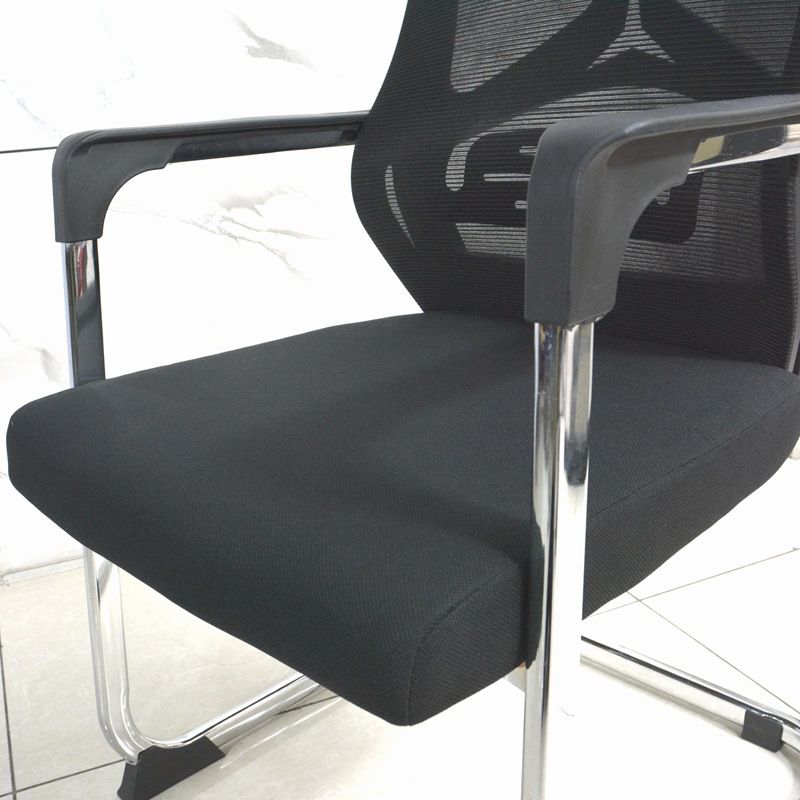 Arms Included Office Chair Contemporary Chrome Frame Desk Chair Clearhalo 'furn' 'furn_office_chair' 'Furniture' 'Office Chairs' 'Office Furniture' 'office_chair' 1200x1200_6673c066-0f3b-4111-8bdf-d03630ac20c3