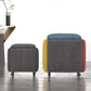 Modern Ottoman Velvet Upholstered Solid Color Square Ottoman with Bottom Rack Clearhalo 'furn' 'furn_ottomans_poufs' 'Furniture' 'Living Room Furniture' 'Ottomans & Poufs' 'ottomans_poufs' 1200x1200_6676bdd5-98b9-4079-bb58-3006924eeb90