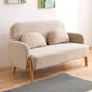 Scandinavian Loveseat with 2 Pillows and Square Arm for Apartment Clearhalo 'furn' 'furn_sofas' 'Furniture' 'furniture_sofas' 'Living Room Furniture' 'Sofa' 'sofas' 1200x1200_66775c68-0012-40b6-83da-d38ae8bb0988